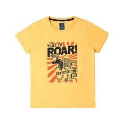 Allen Solly Junior Yellow Printed T-Shirt-picture-25