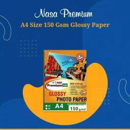 Nasa Premium Glossy Photo Paper A4 Size 150 GSM & 20 Sheets image 4