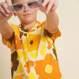 Jack & Jones Junior Boys Vibrant Yellow Shirts image 5