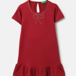 United Colors Of Benetton Red Regular Fit Dress-picture-42