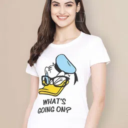 Metronaut Women Typography 2 Printed T-shirt image 5