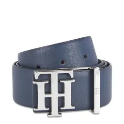 Tommy Hilfiger Assens Navy & Wine Leather Reversible Belt for Men-picture-42