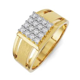 EMORI Yellow Gold Timothee Diamond Ring-image-61