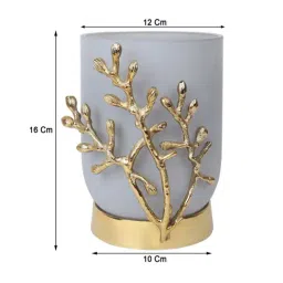 De Maison Decor Grey Metal VinLux Vase image 5
