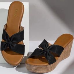 Inc.5 Women's Black Casual Wedges-picture-38