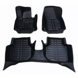 Oscar 5D Black Foot Mat For Renault Kwid Set-picture-10