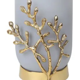 De Maison Decor Grey Metal VinLux Vase image 2