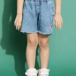 Tales & Stories Kids Blue Regular Fit Shorts-picture-31
