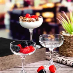 Goodhomes Transparent Glass Dessert Bowls - Set of 6-picture-10
