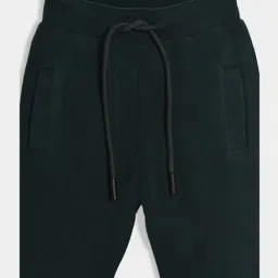 MiArcus Unisex Dark Green Solid Trousers image 3