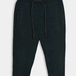 MiArcus Unisex Dark Green Solid Trousers-picture-10