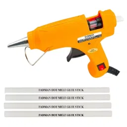 Fadman 20 W Standard Temperature Hot Melt Mini Glue Gun with 4 Stick Yellow 7 mm Stick Dia., yellow20wttmini4s-picture-21