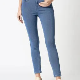 High Star Blue Slim Fit High Rise Jeans-image-91