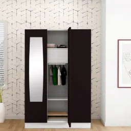 Godrej Interio Slimline 3-Door Steel Almirah, Tex ShellWine Red (1-Year Warranty, 1 Locker, 2 Drawers)-picture-17