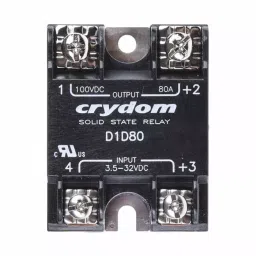 SENSATA/CRYDOM Solid State Relay 1-DC Series 80 A Load Surface Mount 100 V 32 Control, D1D80 image 3