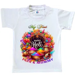 Cute Pals Kids-Unisex White Cotton Graphic Printed Tshirts-image-57