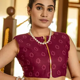 KALINI Ethnic Motifs Zari Bagh Saree image 5