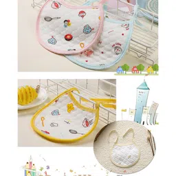 Fantasy India Tie Knot Closure Bib Pack of 5 - Multicolor image 5