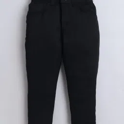 Fourfolds Boys Black Regular Fit Blazer Waistcoat & Trousers Set image 5