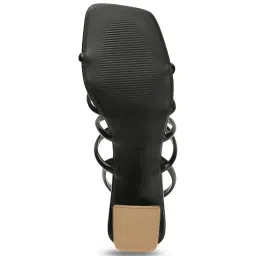 Elle Women's Black Sling Back Sandals image 5