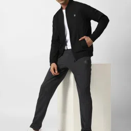 Van Heusen Flex Black Cotton Regular Fit Jacket image 5