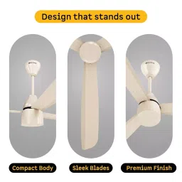 Atomberg Renesa Prime Regulator Seasand Ivory 1200 mm Ceiling Fan With Remote image 3