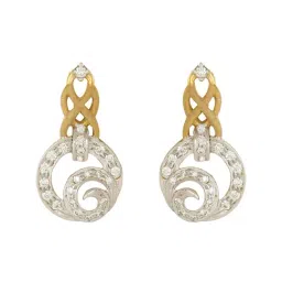 Waman Hari Pethe Jewellers 18k Gold & Diamond Earrings-picture-10