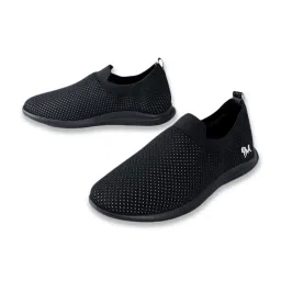 Neemans Men's Spotlight Jet Black Walking Shoes image 5