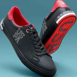 U.S. Polo Assn. Men's RAMUS 3.0 Black & Red Sneakers-picture-24