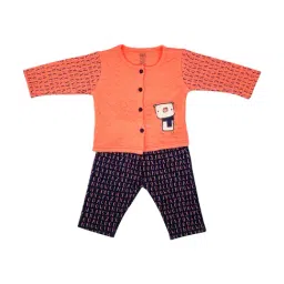 Mee Mee Kids Peach Printed Top with Pants-image-90