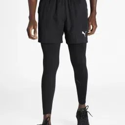 Puma Active Woven 5" Black Polyester Shorts-picture-34