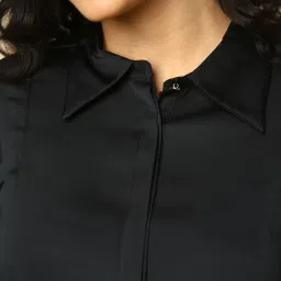 Allen Solly Black Regular Fit Shirt image 5
