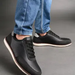 San Frissco Men's Black Casual Sneakers-image-39