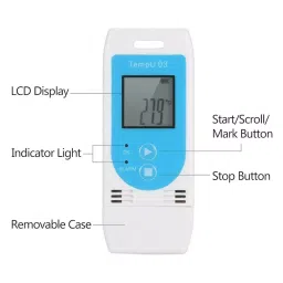 MxRady Temperature & Humidity Data Logger PDF Recorder Wide Range 5 W for Cold Chain Temperature & Humidity Sensor image 3