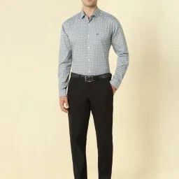 Allen Solly Grey Slim Fit Printed Shirt image 5