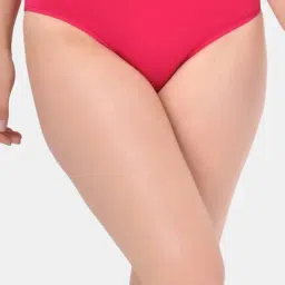 Bleeding Heart Baby Pink & Magenta Pink Plain Panties - Pack Of 2 image 4