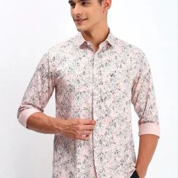 Allen Solly Pink Cotton Slim Fit Printed Shirt-picture-9