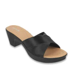 Metro Women's Black Slides image 2