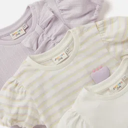 Juniors by Babyshop Girls 3 Printed Pure Cotton Pockets T-shirt image 3