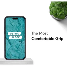 Sprig Matte Leather Back Cover for Apple iPhone 15 (Red) image 5