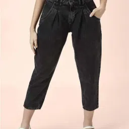 People by Pantaloons Black Cotton Mid Rise Jeans-picture-27