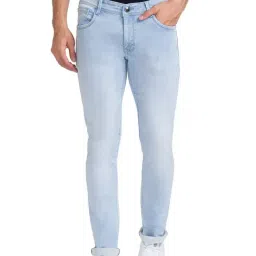 Parx Blue Slim Tapered Fit Jeans-picture-21