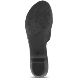 Metro Women's Black Slides image 5