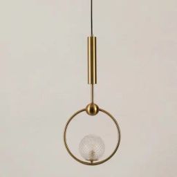 Whispering Homes Platone Globular Hanging Light - Gold-picture-28
