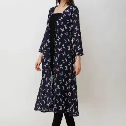 Cation Navy Printed Shrug image 3