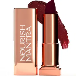 Nourish Mantra Creamy Matte Lipstick- Vedic Rose-image-89