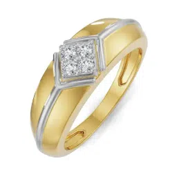 EMORI Yellow Gold Ezra Diamond Ring-picture-20