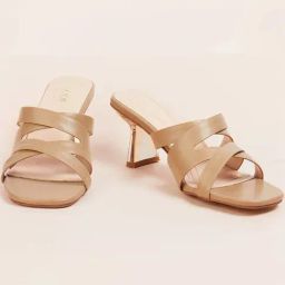 Code by Lifestyle Women's Khaki Cross Strap Sandals-picture-41