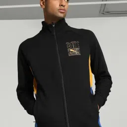 Puma Black Cotton Slim Fit Sweatshirt-image-30