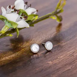 GIVA 92.5 Sterling Silver Full Moon Earrings for Women-picture-17